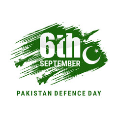 1965 Defence Day 6th September, Translation: Pakistan defence day.