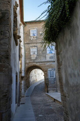 A fragment of Sobre-Ribas Palace and arch, Coimbra, Portugal