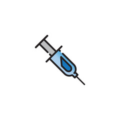syringe vector icon