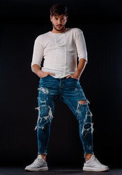 Stylish trendy man