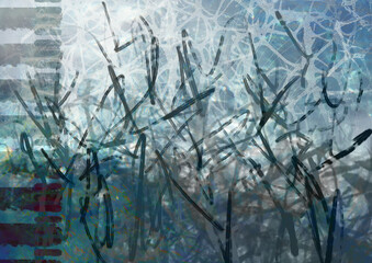 trees in the fog winter
abstract background with painting