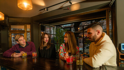 Having a conversation with each other