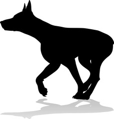 Dog Silhouette Pet Animal