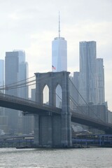Fototapeta na wymiar Puente de brooklyn en Nueva York