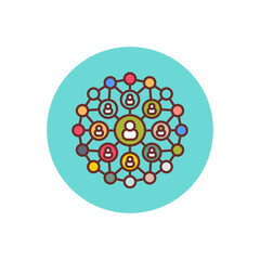 Affiliate Marketing icon in vector. Logotype