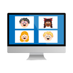 Education and online learning graphic