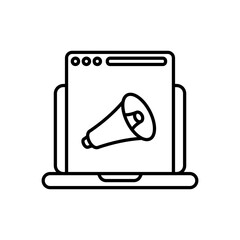 Digital Marketing icon in vector. Logotype