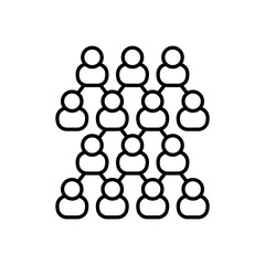 Community icon in vector. Logotype