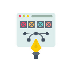 Design icon in vector. Logotype