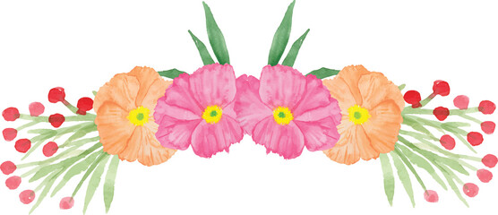 Beautiful Flower Watercolor