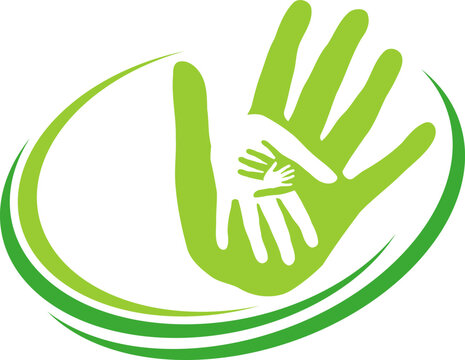 Hände, Team, Familie, Physiotherapie, Icon, Logo