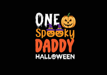 One Spooky Daddy Halloween T shirt