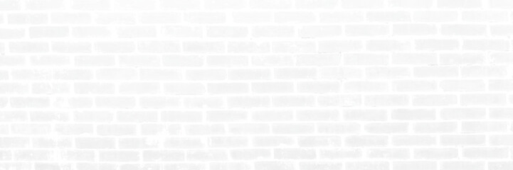 Fototapeta premium white brick wall may used as background