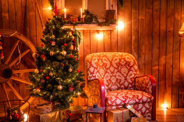 christmas table setting