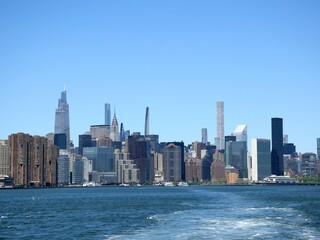 Vistas de Manhattan desde el ferry