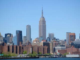 Fototapeta na wymiar Vistas de Manhattan desde el ferry