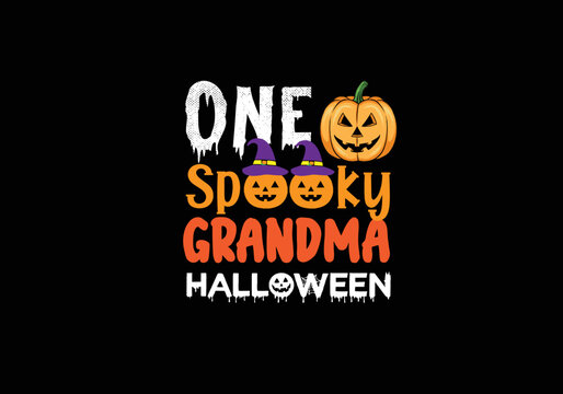 One Spooky Grandma Halloween T shirt