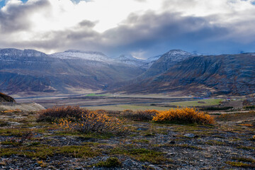 Der Gefufoss in den Bergen von Sey&eth;isfj&ouml;r&eth;ur im osten von Iceland