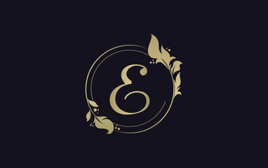 Laurel wreath leaf logo design vector  for professional brand and business