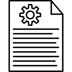 Fototapeta premium Report Icon