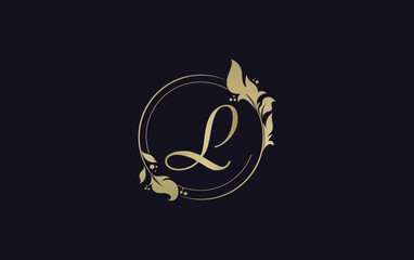 Laurel wreath leaf logo design vector  for professional brand and business