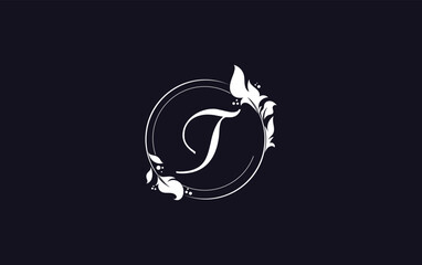 Laurel wreath leaf logo design vector  for professional brand and business