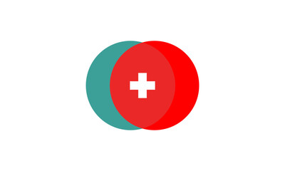 Fototapeta premium Medical Logo With Simple and Modern circle