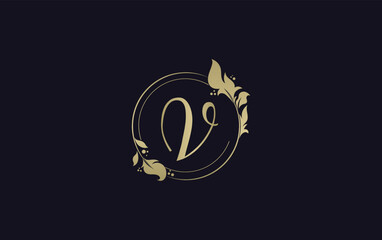 Laurel wreath leaf logo design vector  for professional brand and business