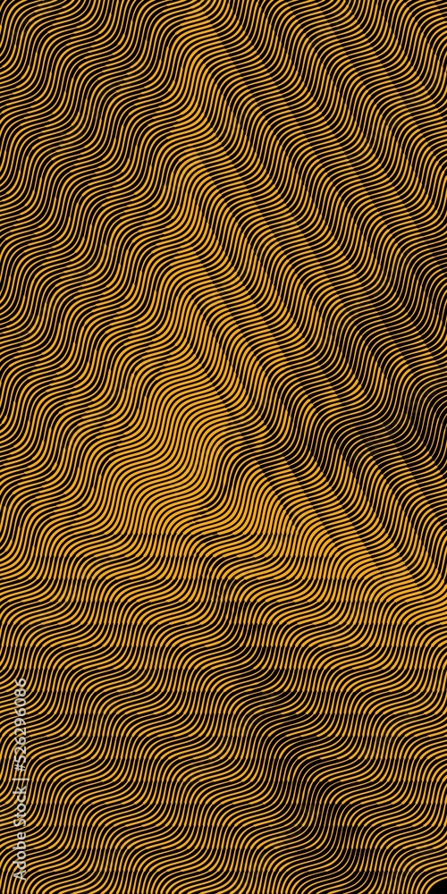 Poster creative vivid yellow triangular concentric and red colour gradient designs