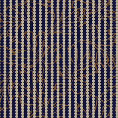 Fototapeta premium Floral Striped Seamless Pattern Design