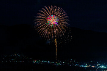 シンプルな花火