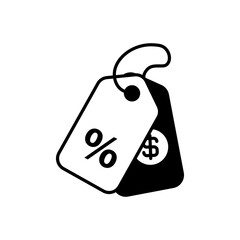 Pricing icon in vector. Logotype