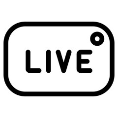 live streaming icon