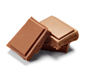 chocolate sweet food dessert stack brown cocoa dark piece delicious ingredient calorie nutrition