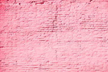Pink brick wall backgrounds, brick room, interior texture, wall background.