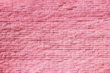 Pink brick wall backgrounds, brick room, interior texture, wall background.