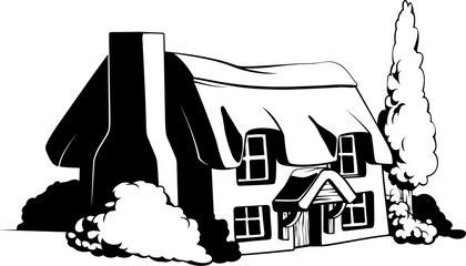 Fototapeta premium Country cottage