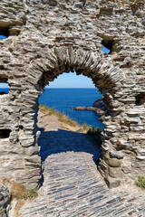 Ruins Of Tintagel Castle - Cornwall UK