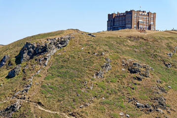 Ruins Of Tintagel Castle - Cornwall UK