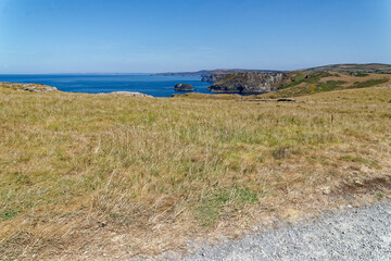 Ruins Of Tintagel Castle - Cornwall UK