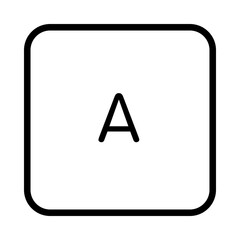 Keyboard A key