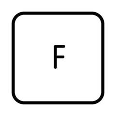 Keyboard F key