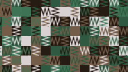 green and grey geometric pattern, seamless wallpaper for fabric, tile, tablecloth