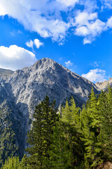 Obraz premium Die Weißen Berge (Lefka Ori) in Kreta/Griechenland 