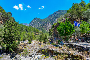 Samaria-Schlucht in Kreta/Griechenland