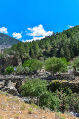 Samaria Dorf in der Samaria-Schlucht in Kreta/Griechenland