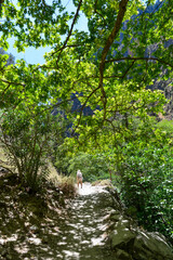 Wanderweg durch die Samaria-Schlucht in Kreta/Griechenland