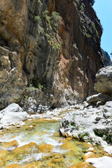 Die eiserne Pforte in der Samaria-Schlucht in Kreta/Griechenland