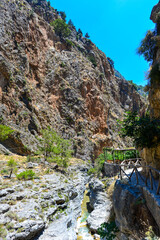 Samaria-Schlucht in Kreta/Griechenland