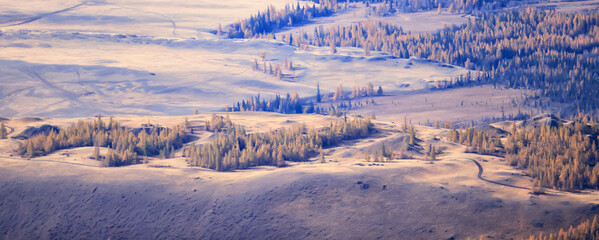 tapete herbstlandschaft berg altai, freiheit romantische reise © kichigin19